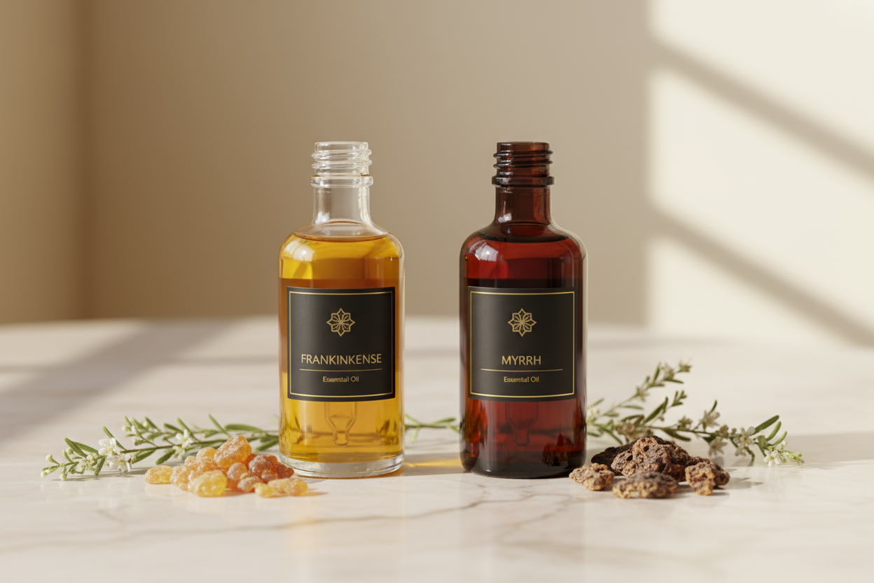 Frankincense & Myrah oils